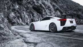 The LFA is an expensive Lexus performance car.