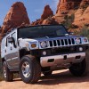 2008 Hummer H2 off-roading on rocks