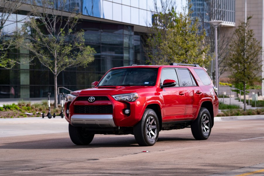 2019 Toyota 4Runner TRD parked on the street