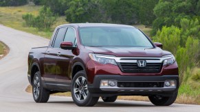 2019 Honda Ridgeline driving down road