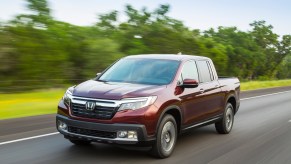 2019 Honda Ridgeline driving down road