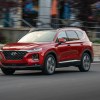 2019 Hyundai Santa Fe driving down city street