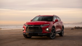 2019 Chevrolet Blazer RS parked on dirt track