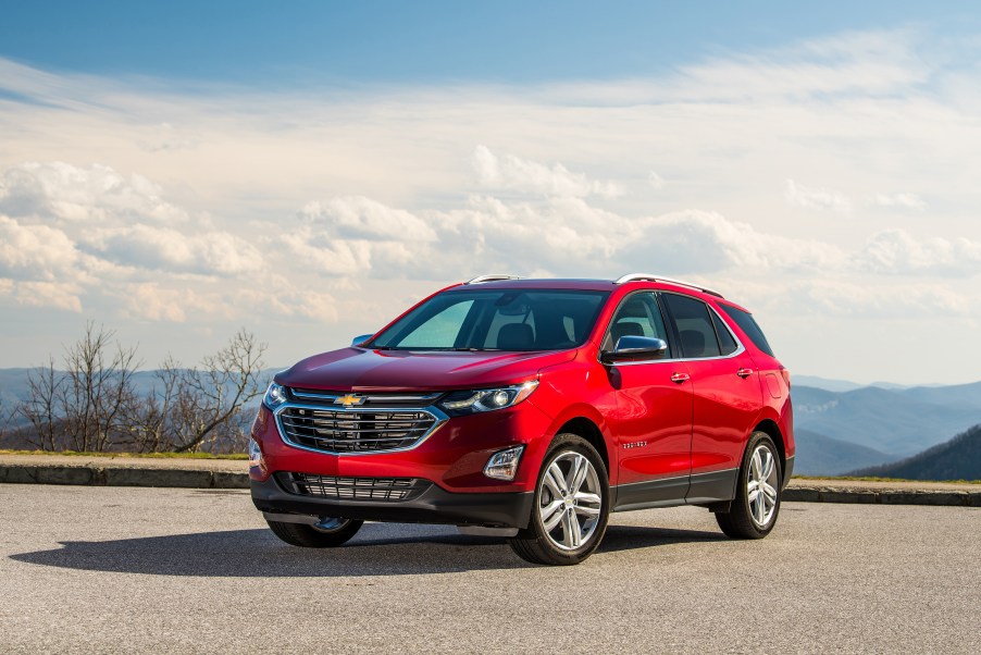 2019 Chevrolet Equinox parked near scenic mountain view