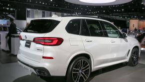 White BMW X5