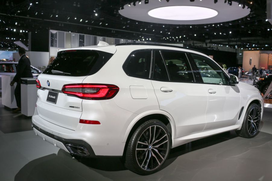 White BMW X5