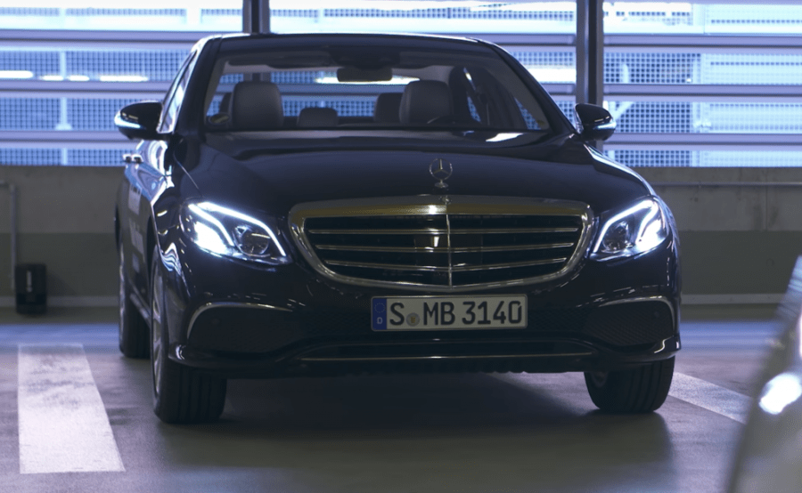 Mercedes-Benz driverless technology at Museum in Stuttgart