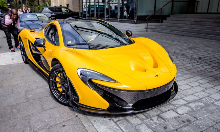 yellow McLaren P1