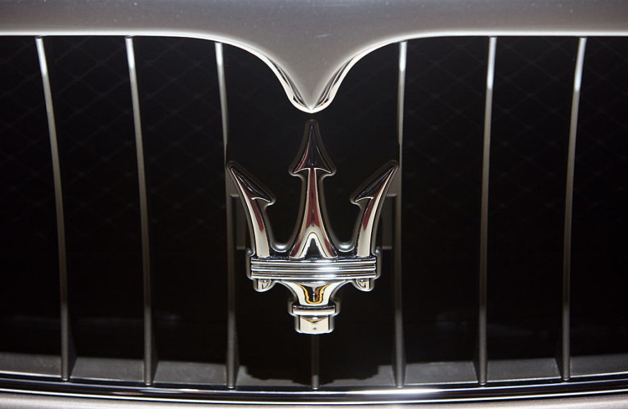 Paris Motor Show - Maserati logo