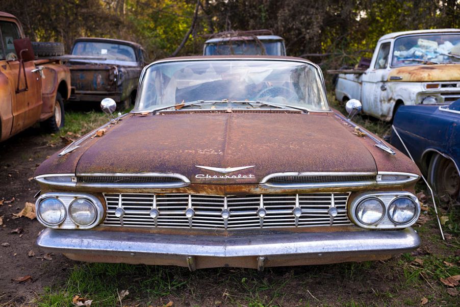 Abandoned Autos - rusty cars