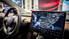 Tesla Inc. infotainment system