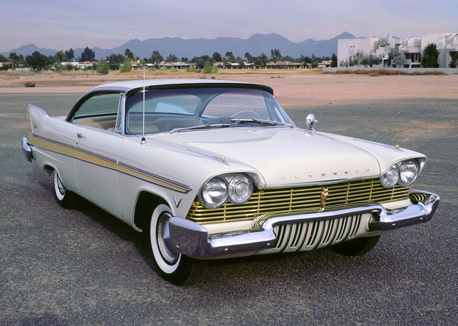 A restored 1957 Plymouth Fury