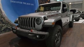 A grey 2020 Jeep Gladiator