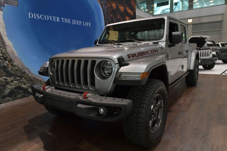 A grey 2020 Jeep Gladiator