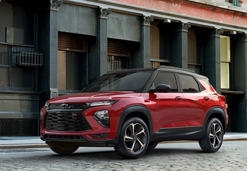 2021 Trailblazer parked on city street