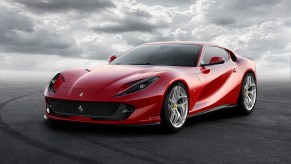 Ferrari 812 Superfast in red