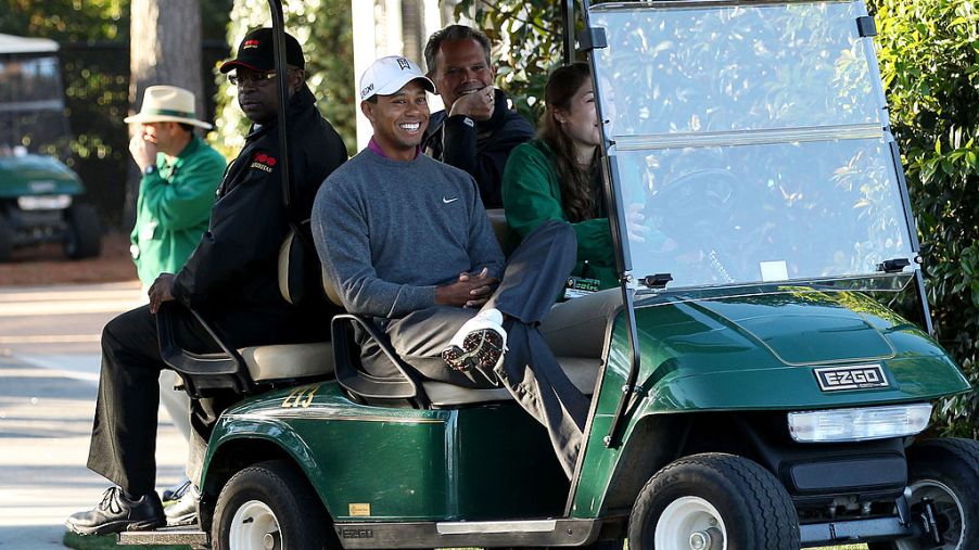 Obviously Tiger Woods Has A Tricked Out Golf Cart