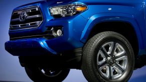 The Toyota Tacoma truck at the 2015 North American International Auto Show