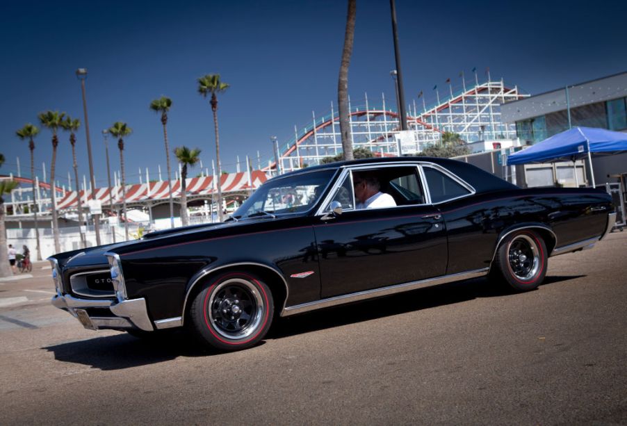 Vintage 1966 Pontiac GTO at Belmont Park's Car Show in Mission Beach