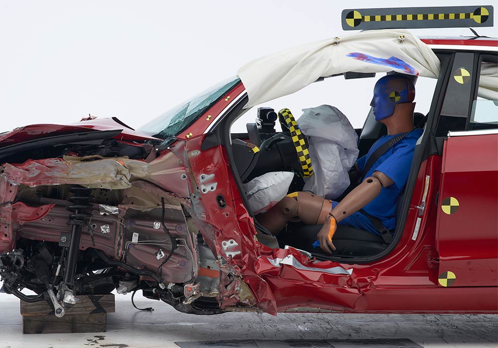 2019 Tesla Model 3 IIHS Crash Test