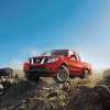 Nissan Frontier on a rocky trail