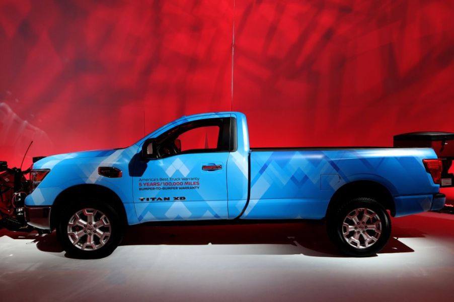 2018 Nissan Titan XD on display at the 110th Annual Chicago Auto Show