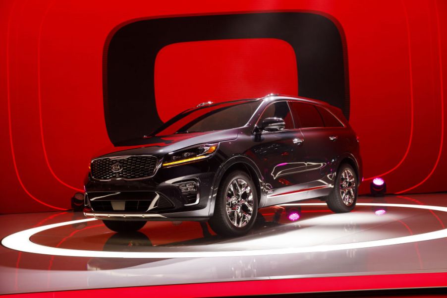 The 2019 Kia Sorento SUV is unveiled during AutoMobility LA