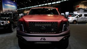 2019 Nissan Titan on display at the 111th Annual Chicago Auto Show