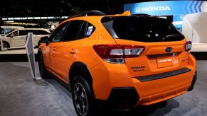 2019 Subaru Crosstrek is on display at the 2018 Chicago Auto Show