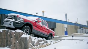 A Dodge Ram 1500 pickup truck