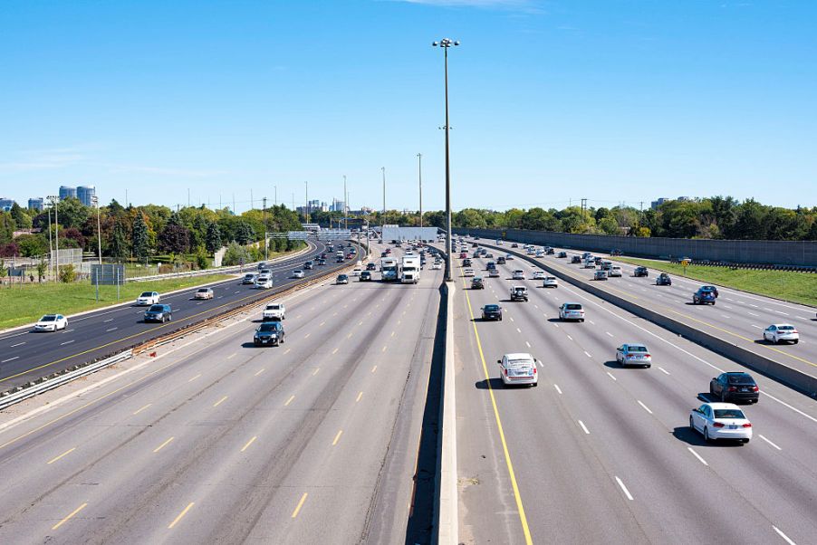 A view of King's Highway 401 in Canada