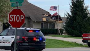 Ram 1500 Flies Into Beloit,WI-area Roof