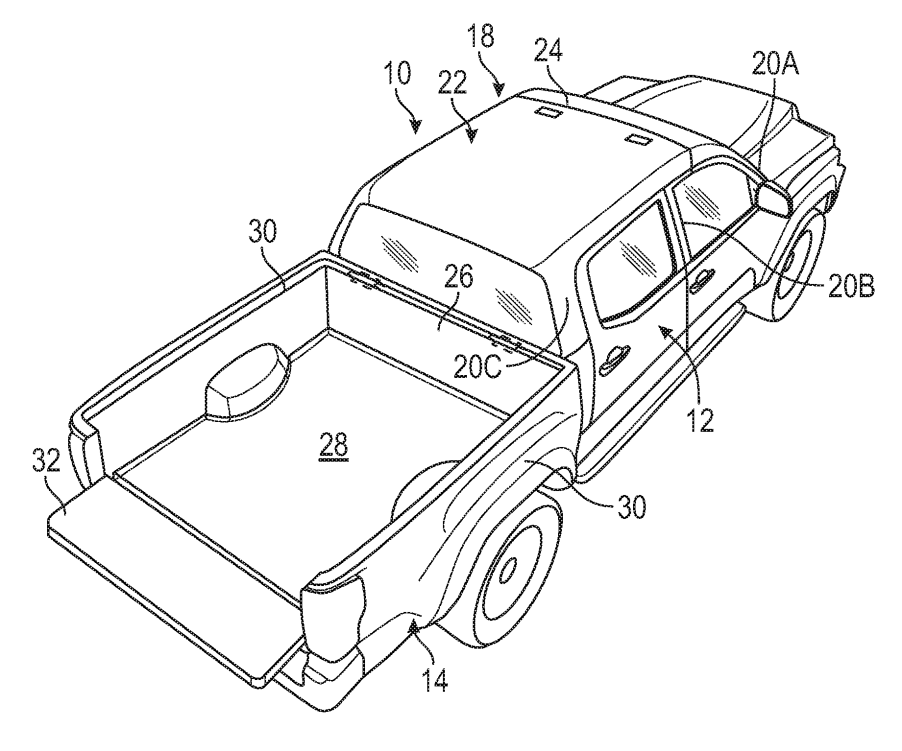 REMOVABLE VEHICLE ROOF CAP ASSEMBLIES WITH SELF-ALIGNING MOUNTING SYSTEMS