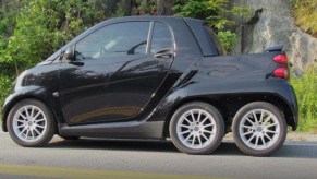 6-Wheeled Smart Fortwo Pickup