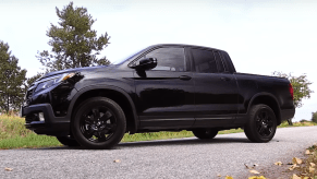 A driver tests the 2019 Honda Ridgeline