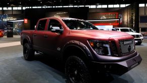 2019 Nissan Titan is on display at the 111th Annual Chicago Auto Show