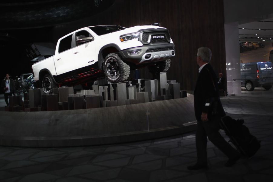 2019 Ram 1500 pickup truck at the 2018 North American International Auto Show