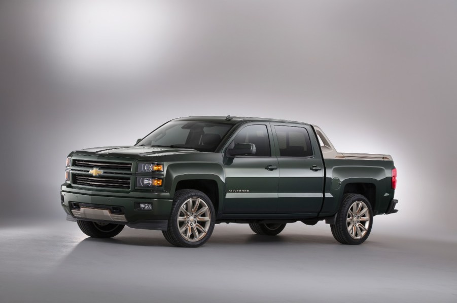 The special Chevrolet Silverado High Desert package is displayed