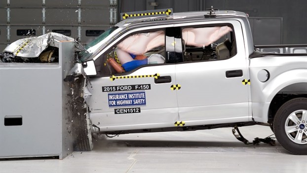 Watch: Crash Testing New Full-Size Pickups