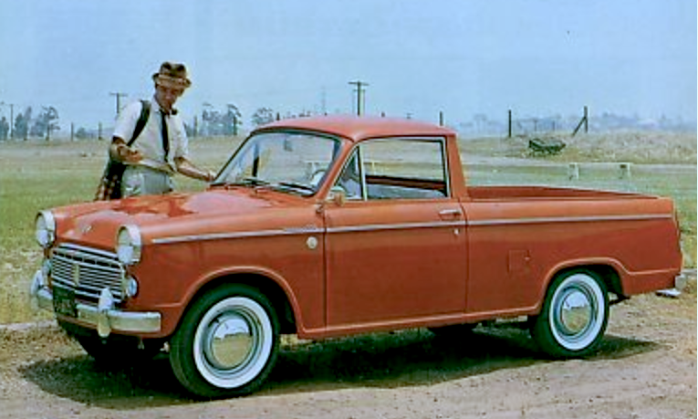 Early Datsun pickup truck | Nissan