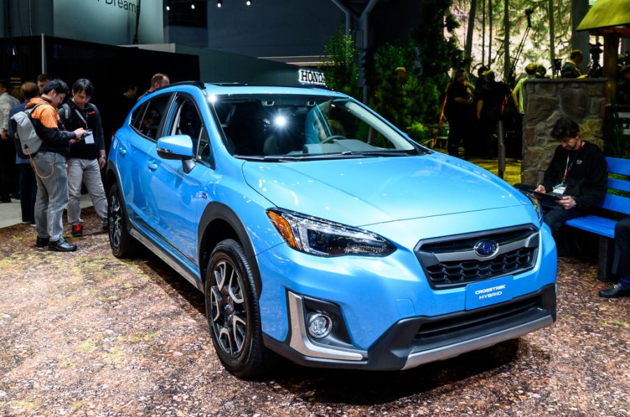 2019 Subaru Crosstrek Hybrid seen at the New York International Auto Show