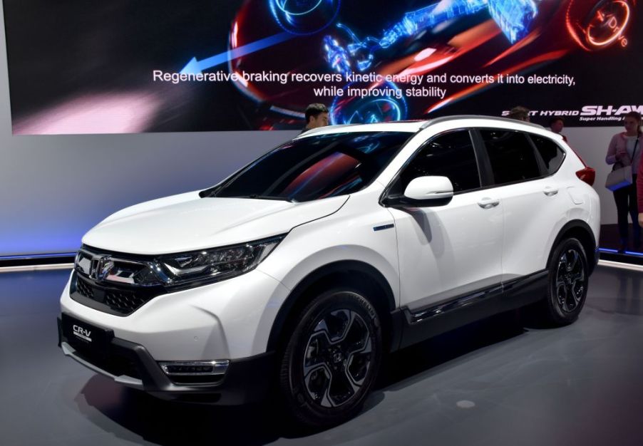 The 2017 Honda CR-V on display at the Frankfurt Motor Show