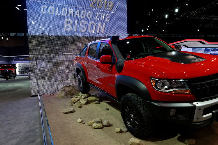 2019 Chevrolet Colorado ZR2 Bison is on display at the 111th Annual Chicago Auto Show