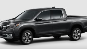 2020 Honda Ridgeline in a showroom