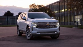 2021 Chevrolet Suburban parked near home