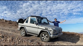 Doug Demuro off-roading his Mercedes G-Wagen Cabriolet (G500 Cabriolet)