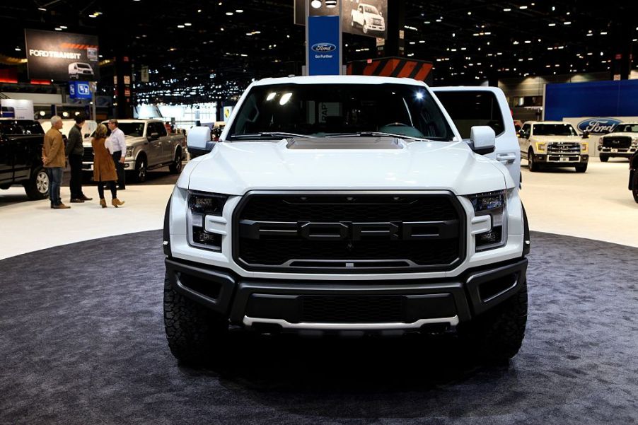 Ford F-150 Raptor on display