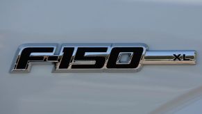 A logo for a Ford F-150 truck