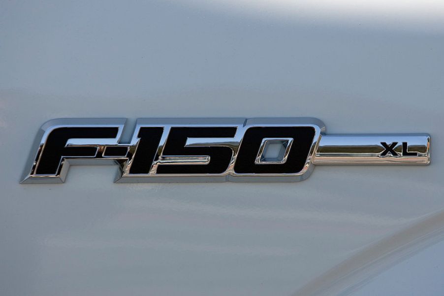 A logo for a Ford F-150 truck