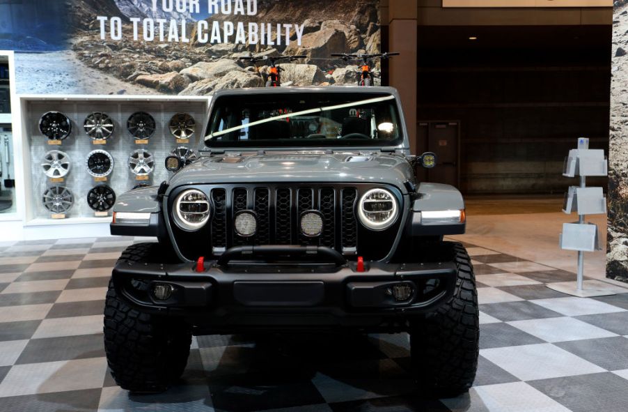 The 2020 Jeep Gladiator on display at the Annual Chicago Auto Show